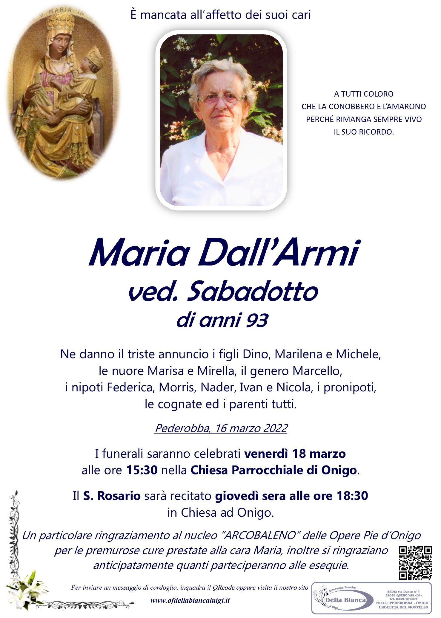 DALL'ARMI MARIA