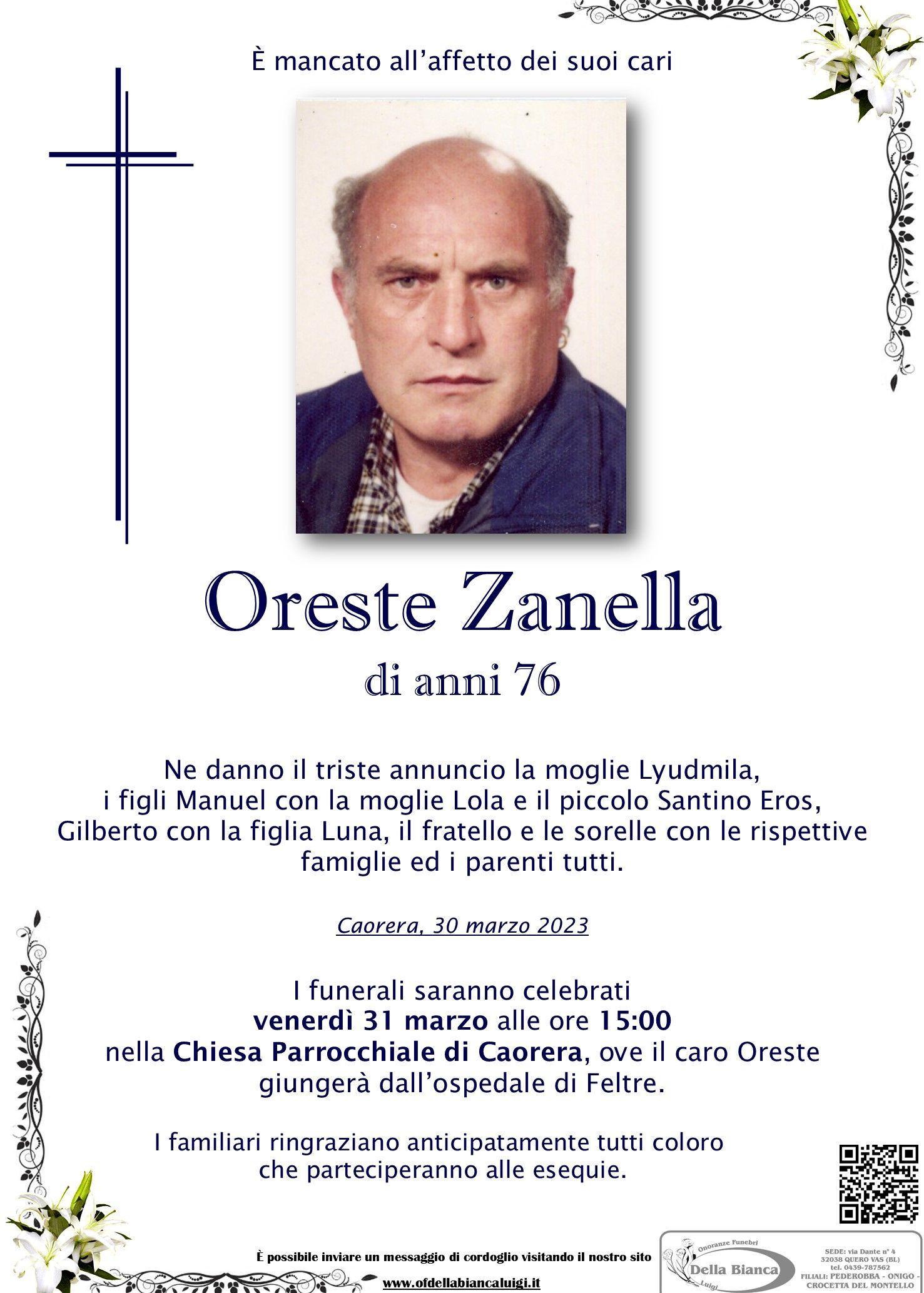 Oreste Zanella