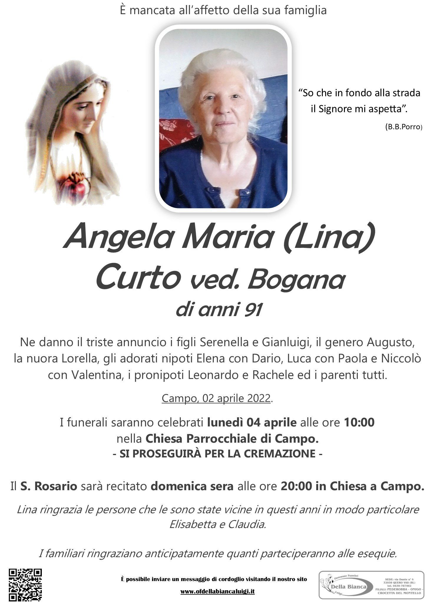 Curto Angela Maria (Lina)