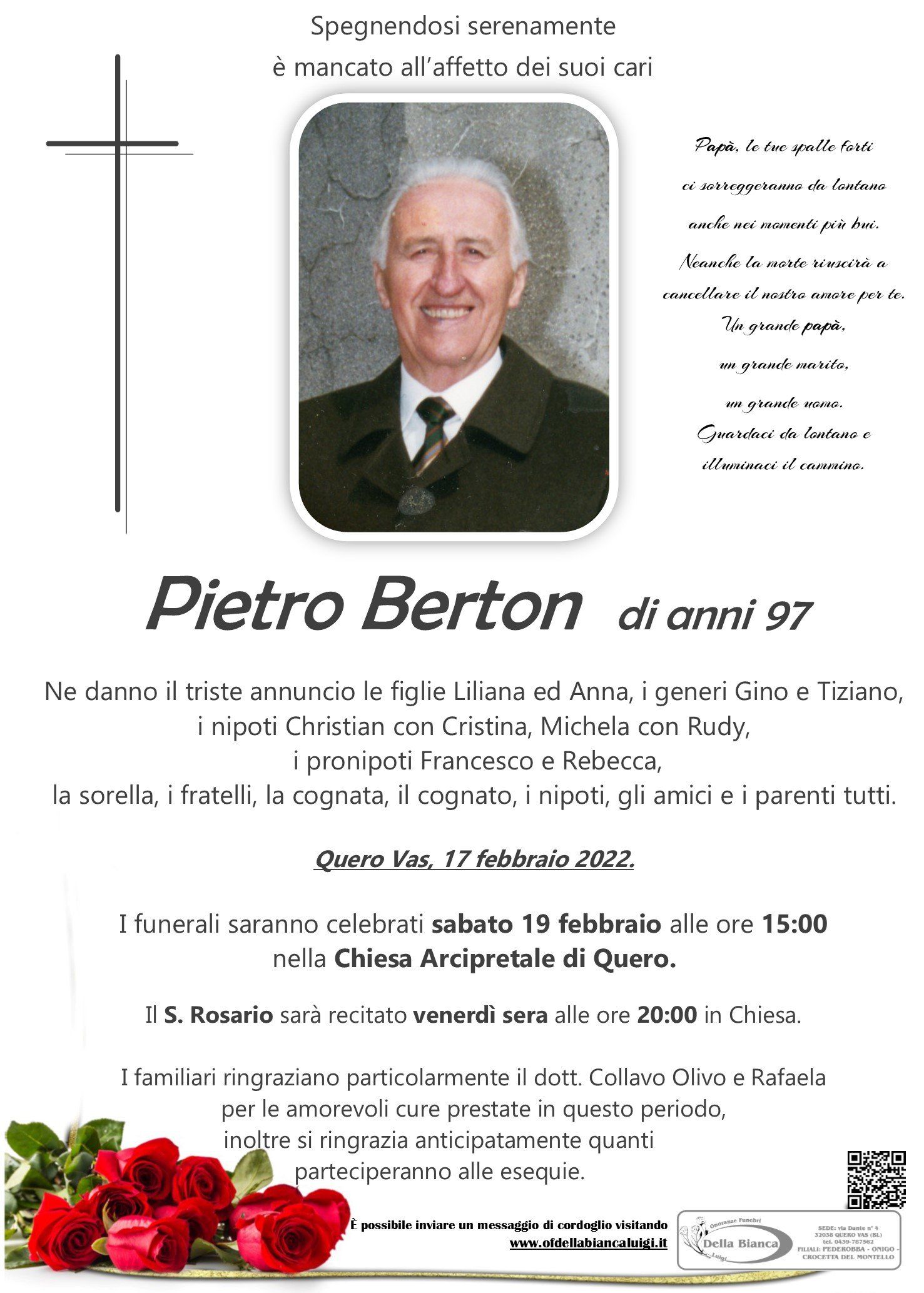 PIETRO BERTON