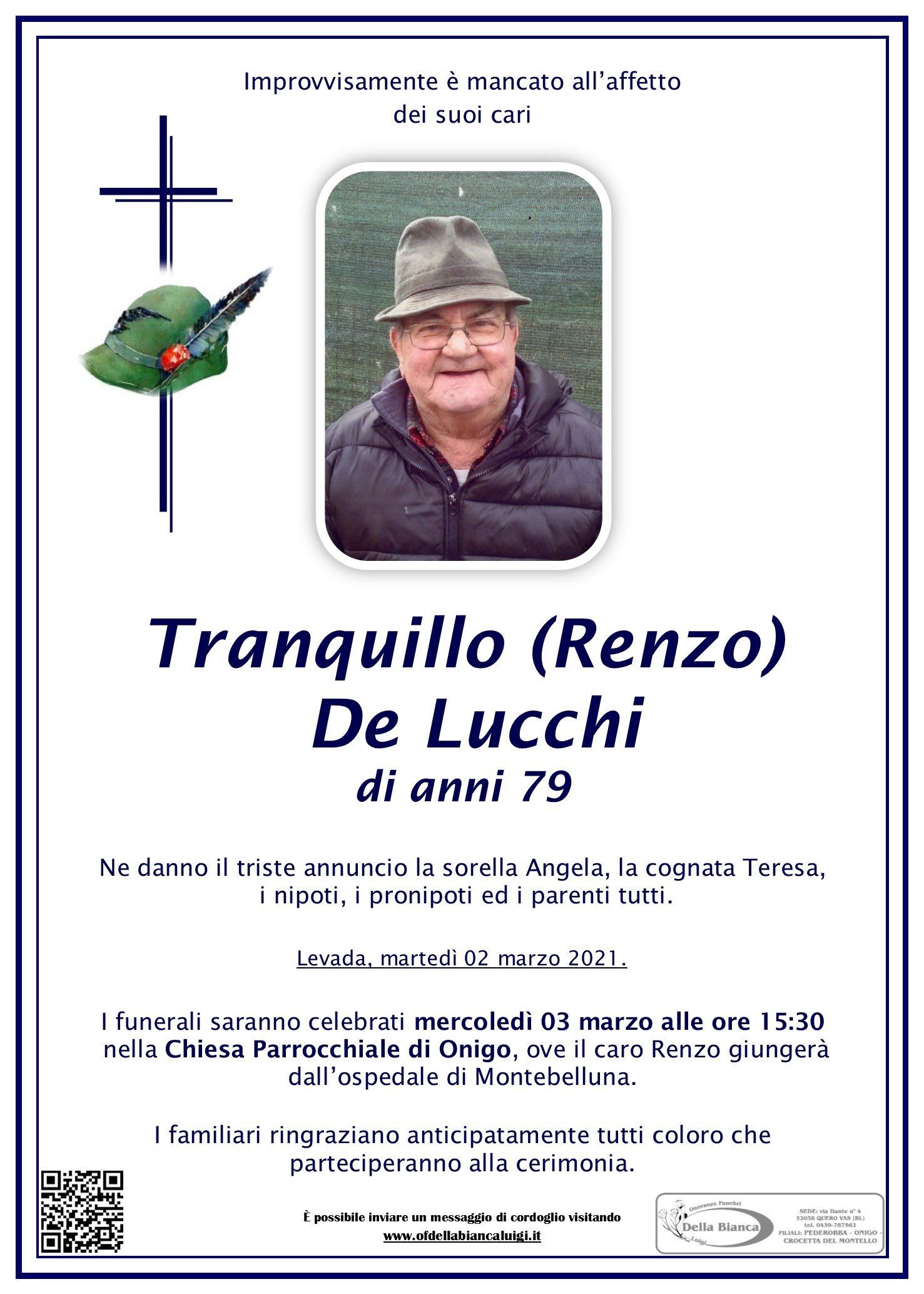 Tranquillo (Renzo) De Lucchi