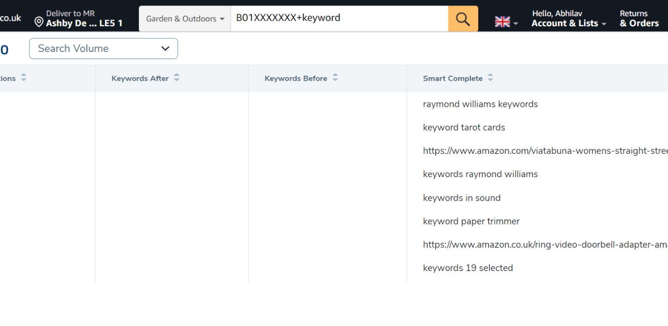 A screenshot of a website with a search bar on it.