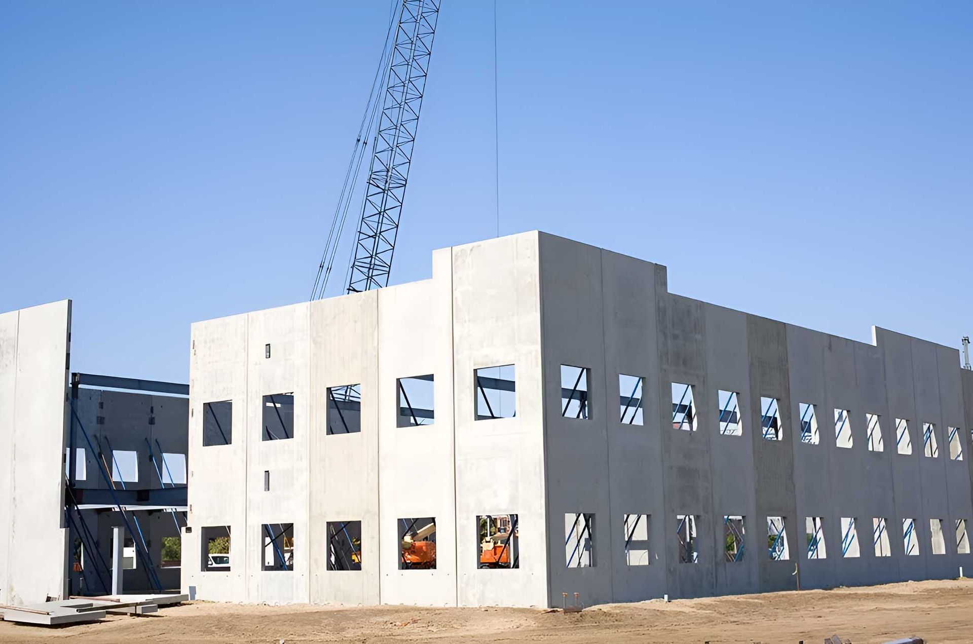 A Large Building Under Construction Using Concrete Pre Cast Panels — Ingham Concrete–Icon in Ingham, QLD