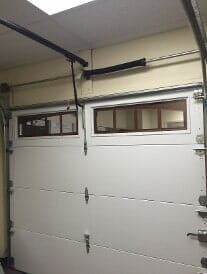 Garage Dual Door — Two White Garage Door in Chesapeake, VA