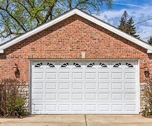 Garage Doors — White Garage in Chesapeake, VA