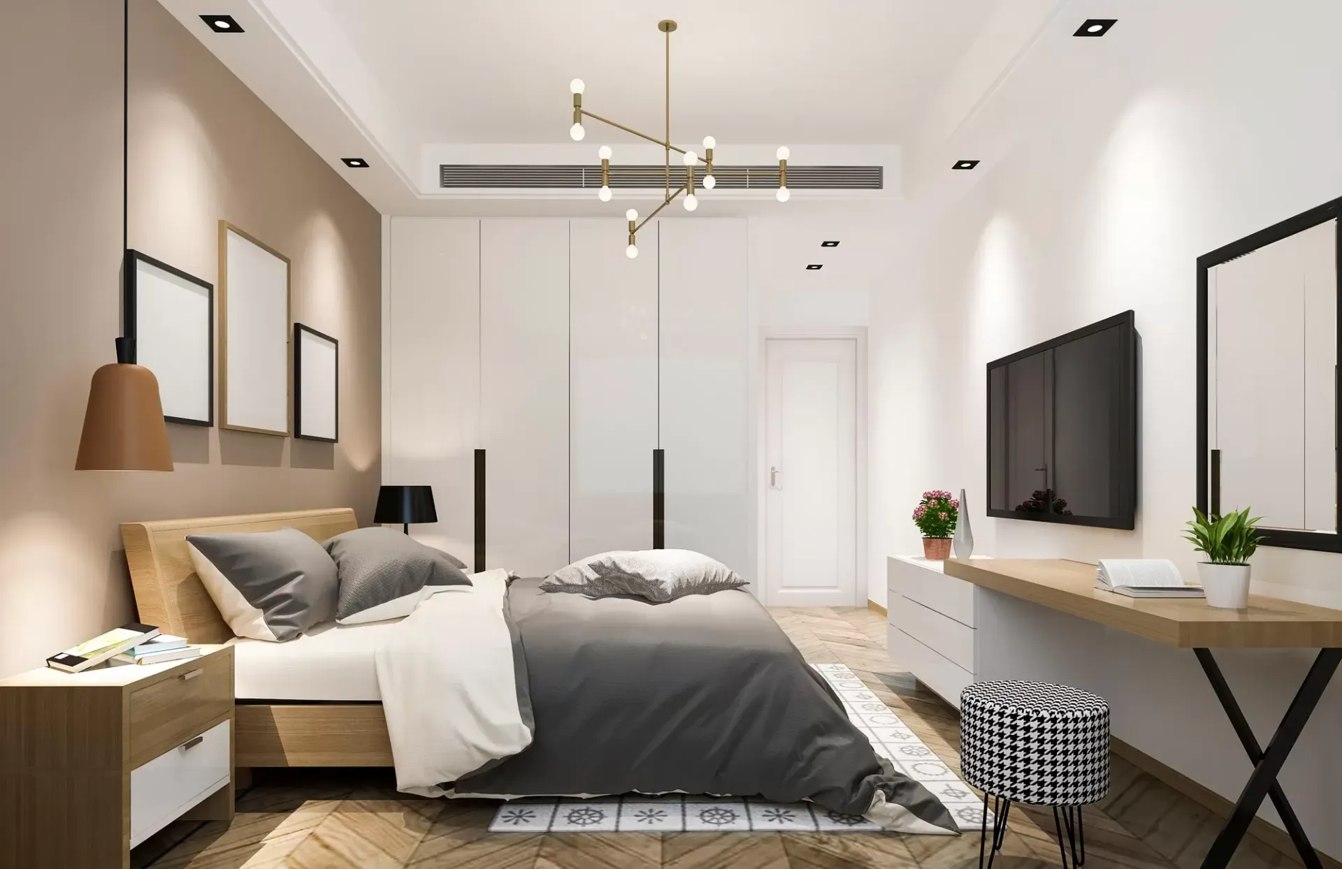 A Living Room With a Couch, Chairs and Air Condition — Revive Air Conditioning in Camden, NSW