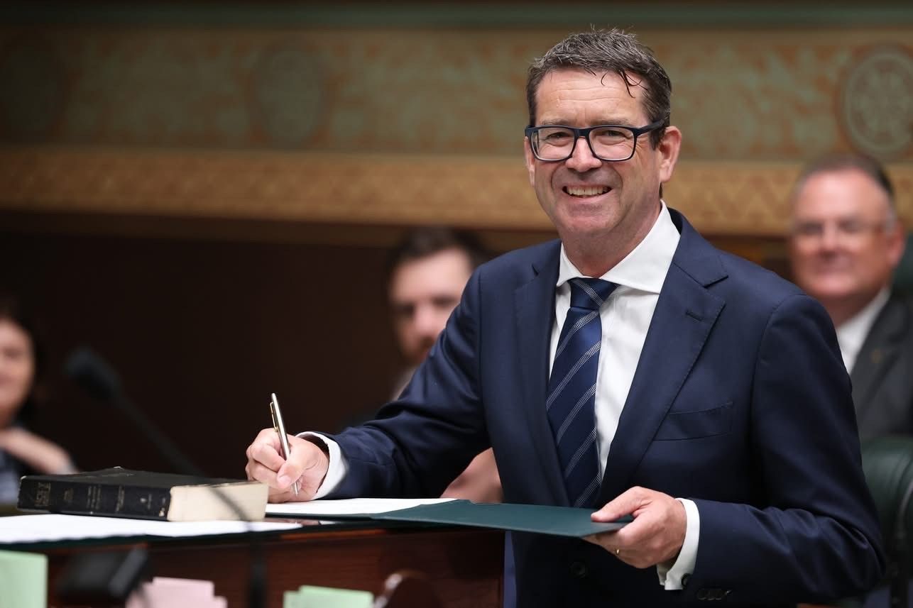 Robert’s swearing in at Parliament