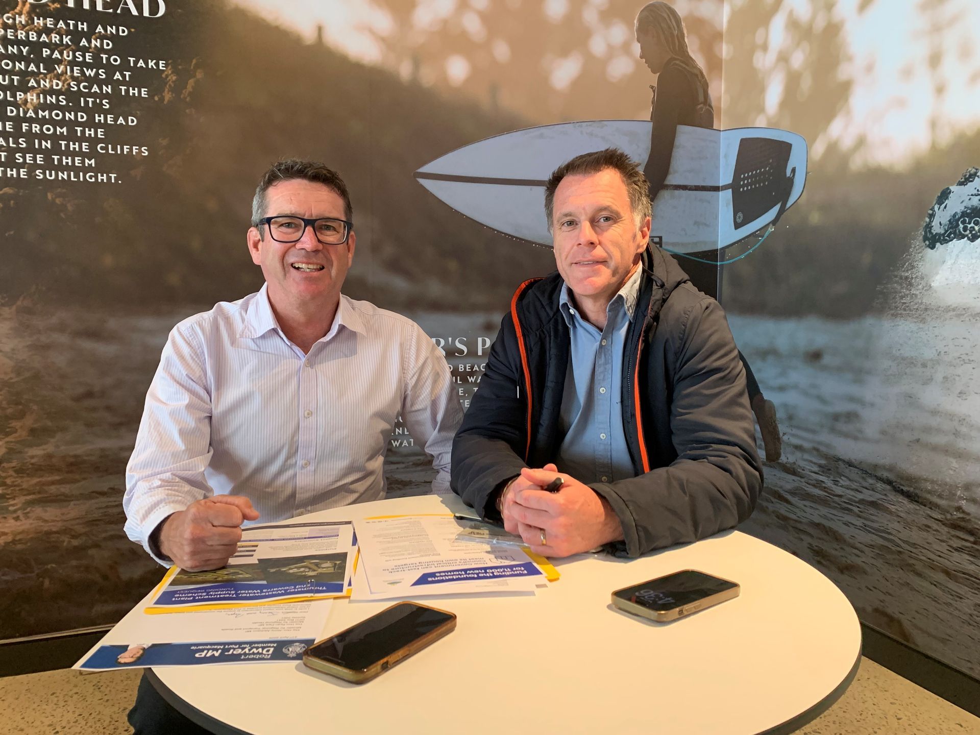 Robert Dwyer met with New South Wales Premier Chris Minns advocating for key infrastructure projects