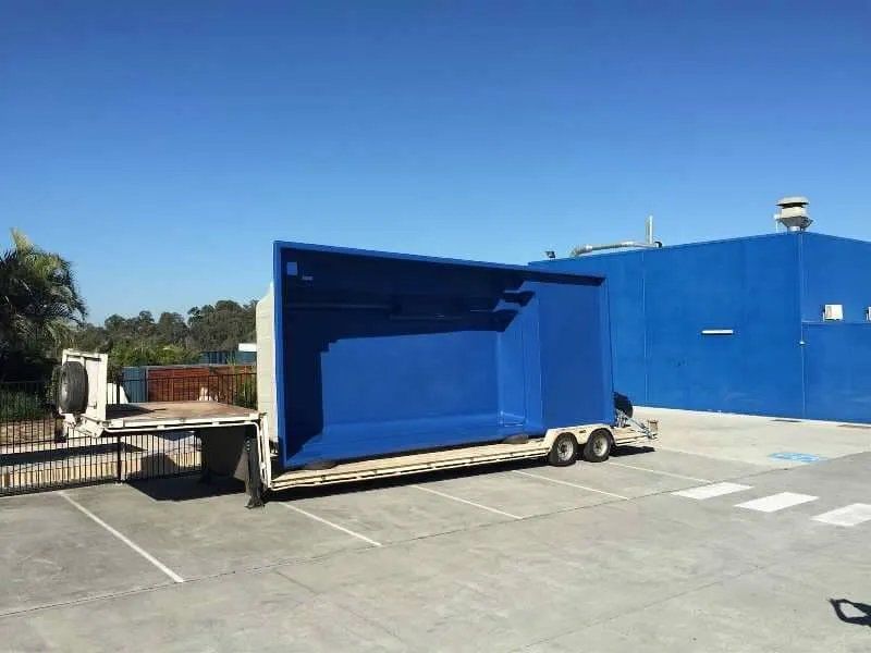 Pool Shell Ready for Transport — Pool and Landscaping in Dubbo, NSW