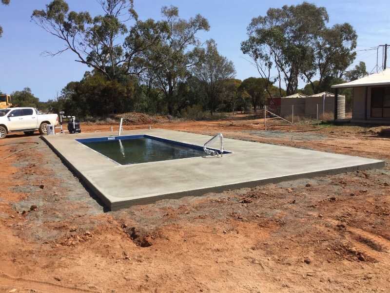 Inground Pool Installed in New Development — Pool and Landscaping in Dubbo, NSW