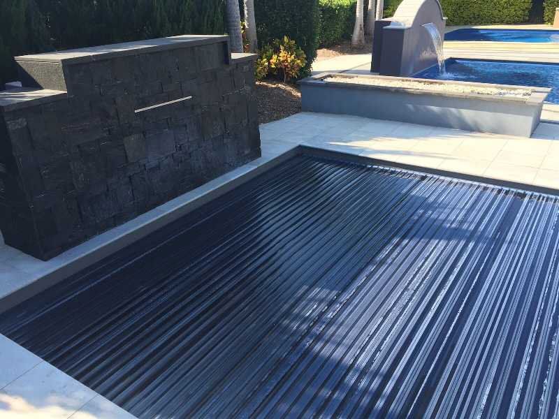 Pool With Pool Cover — Pool and Landscaping in Dubbo, NSW