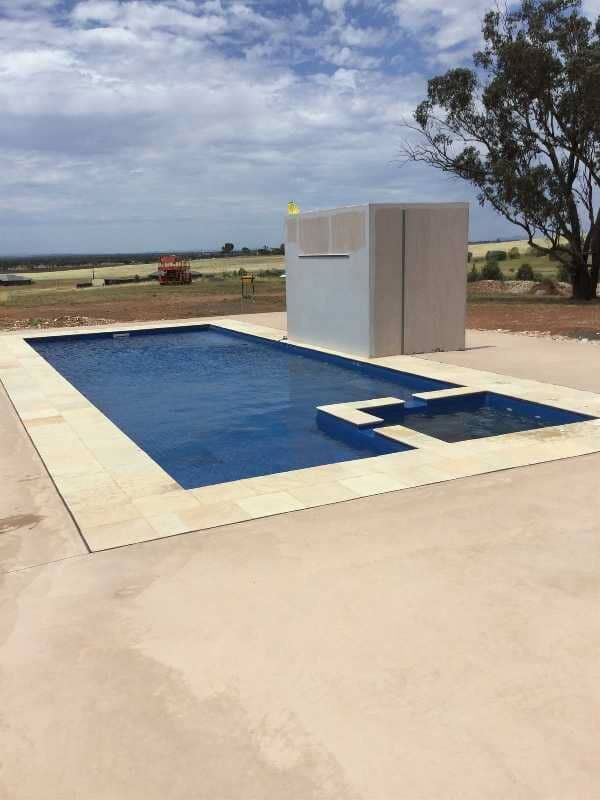 Outdoor Pool And Shed — Pool and Landscaping in Dubbo, NSW