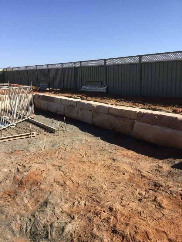 Landscaping Project With Elevated Garden Bed — Pool and Landscaping in Dubbo, NSW