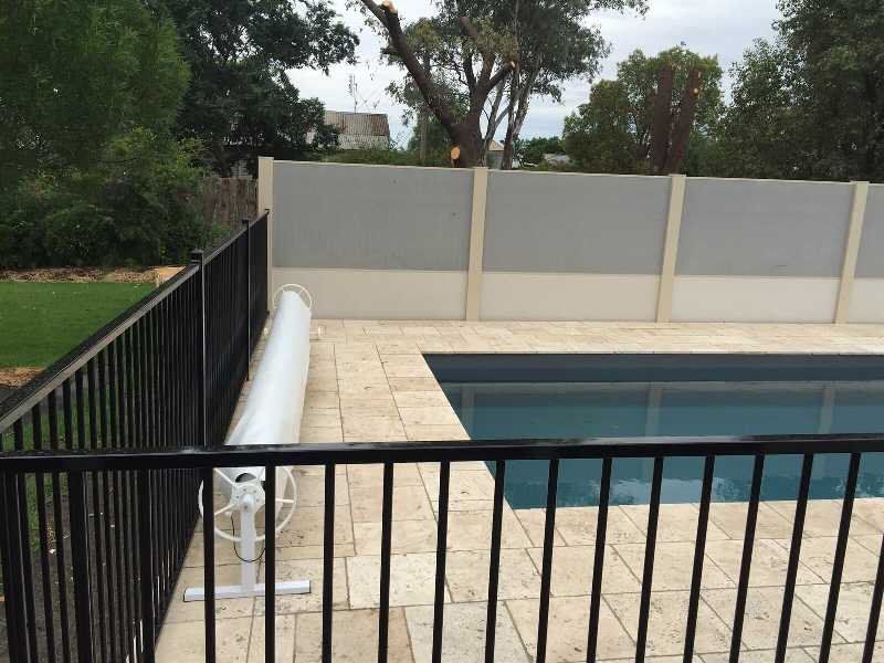 Black Metal Fence Surrounding the Pool — Inground Pools in Dubbo