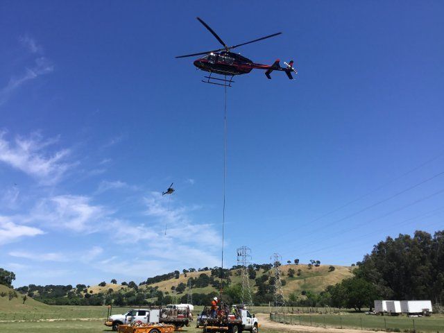 Power Line Services — Sacramento, CA — Sacramento Executive Helicopters