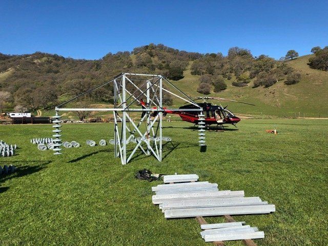 Electric Tower Parts — Sacramento, CA — Sacramento Executive Helicopters