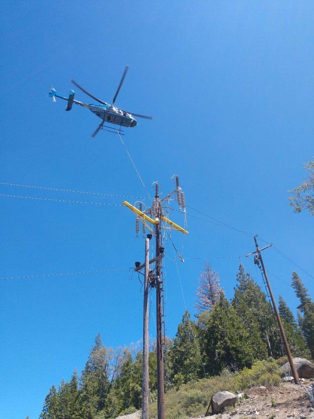 Power Line Inspection Using Helicopter — Sacramento, CA — Sacramento Executive Helicopters