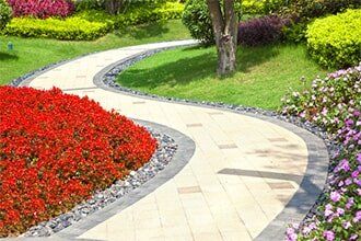 Winding Tile Walkway - Landscaping in Springfield, IL