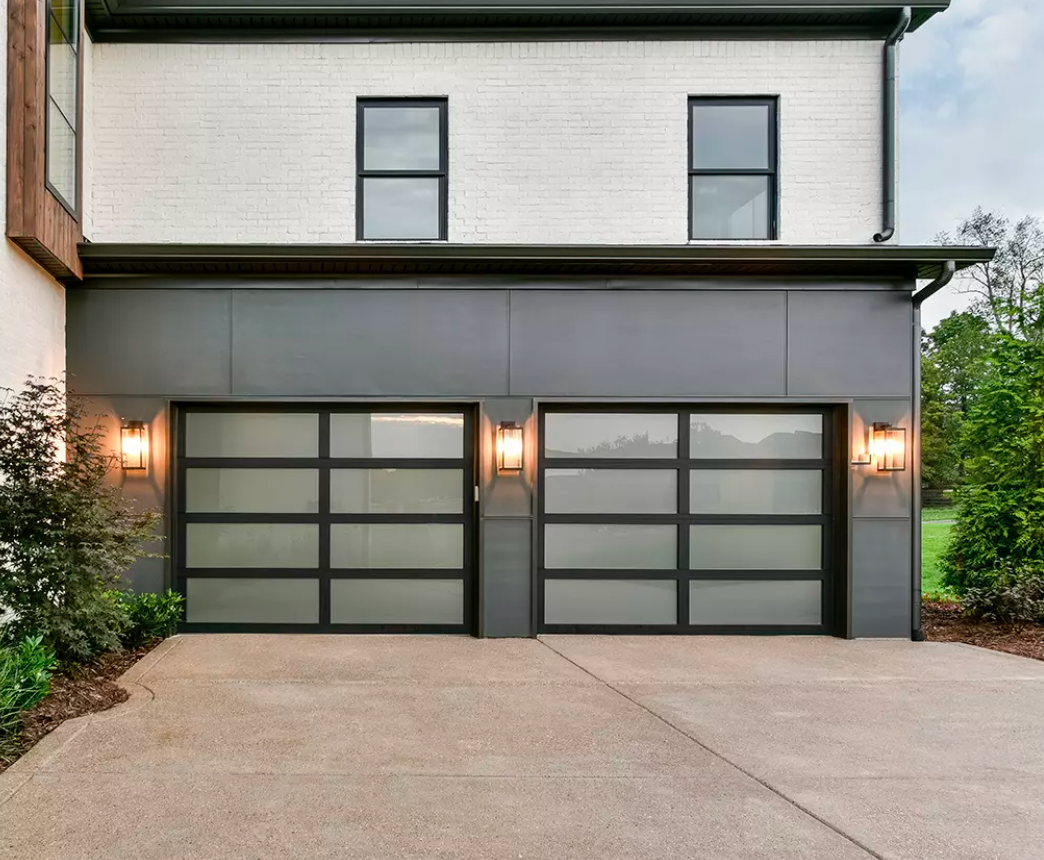 Full-View Glass Garage Doors — Spirit Lake, IA — BOJI DOORS