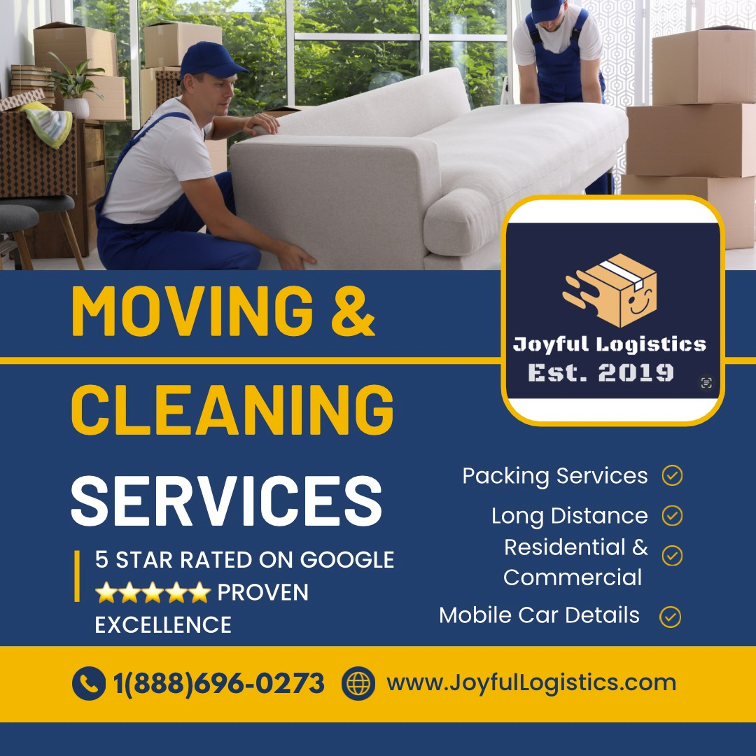 Moving and Cleaning Services 5 star rating