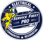 logo for service first pro electrical in texarkana