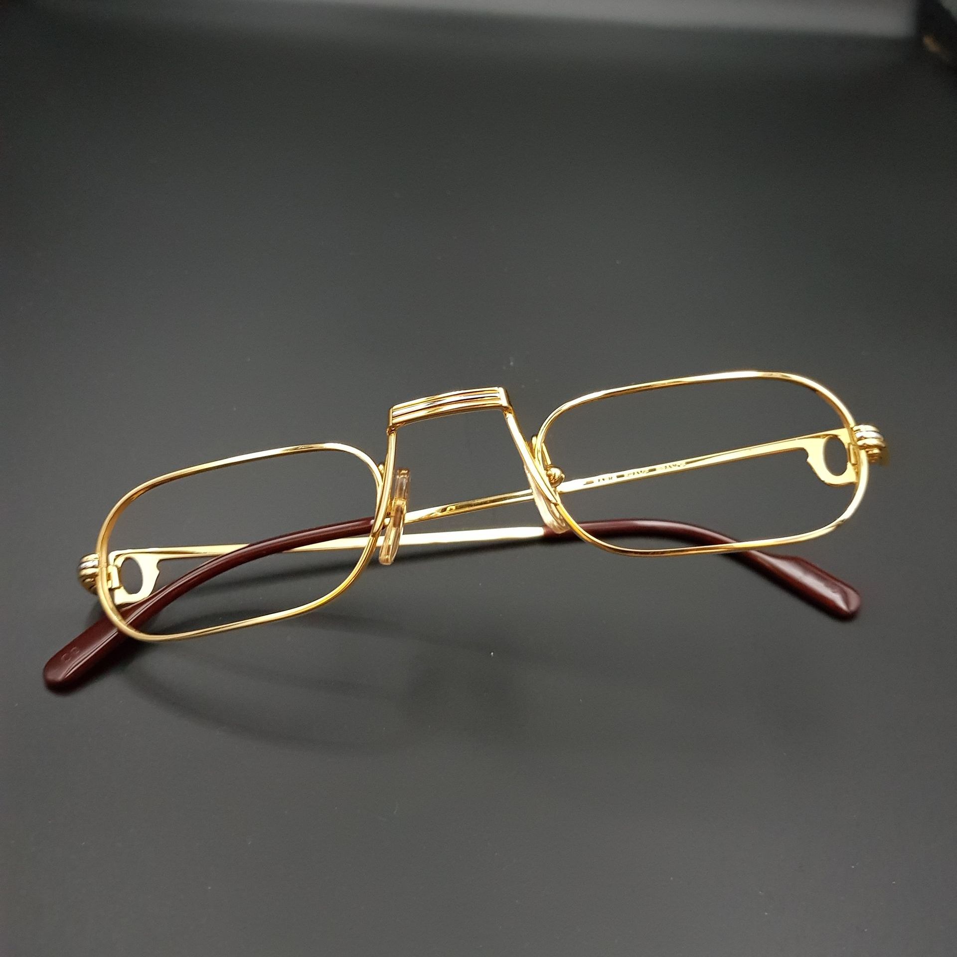 Cartier Goldbrille Lesebrille Halbbrille 750 echtgold