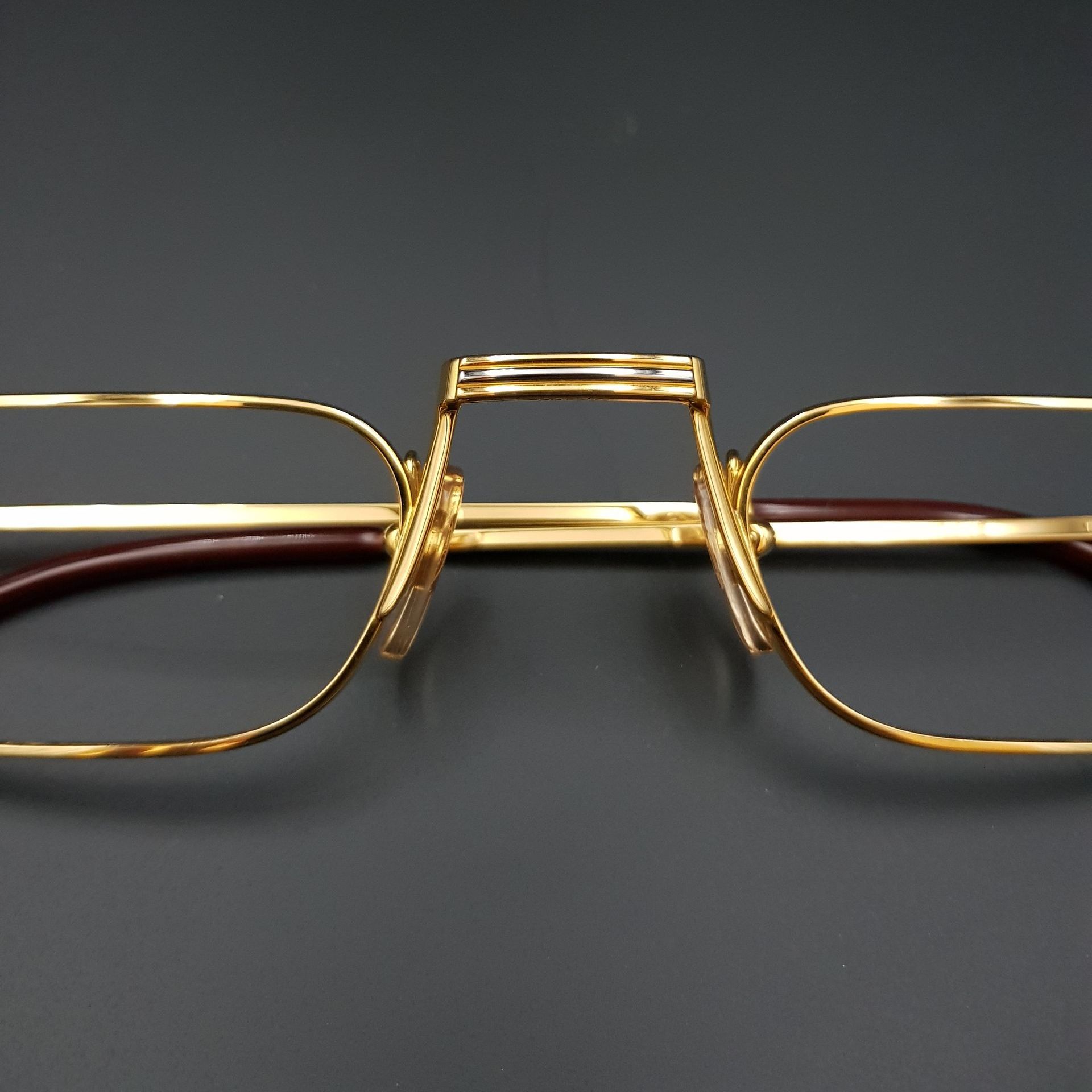 Cartier Goldbrille Lesebrille Halbbrille 750 echtgold
