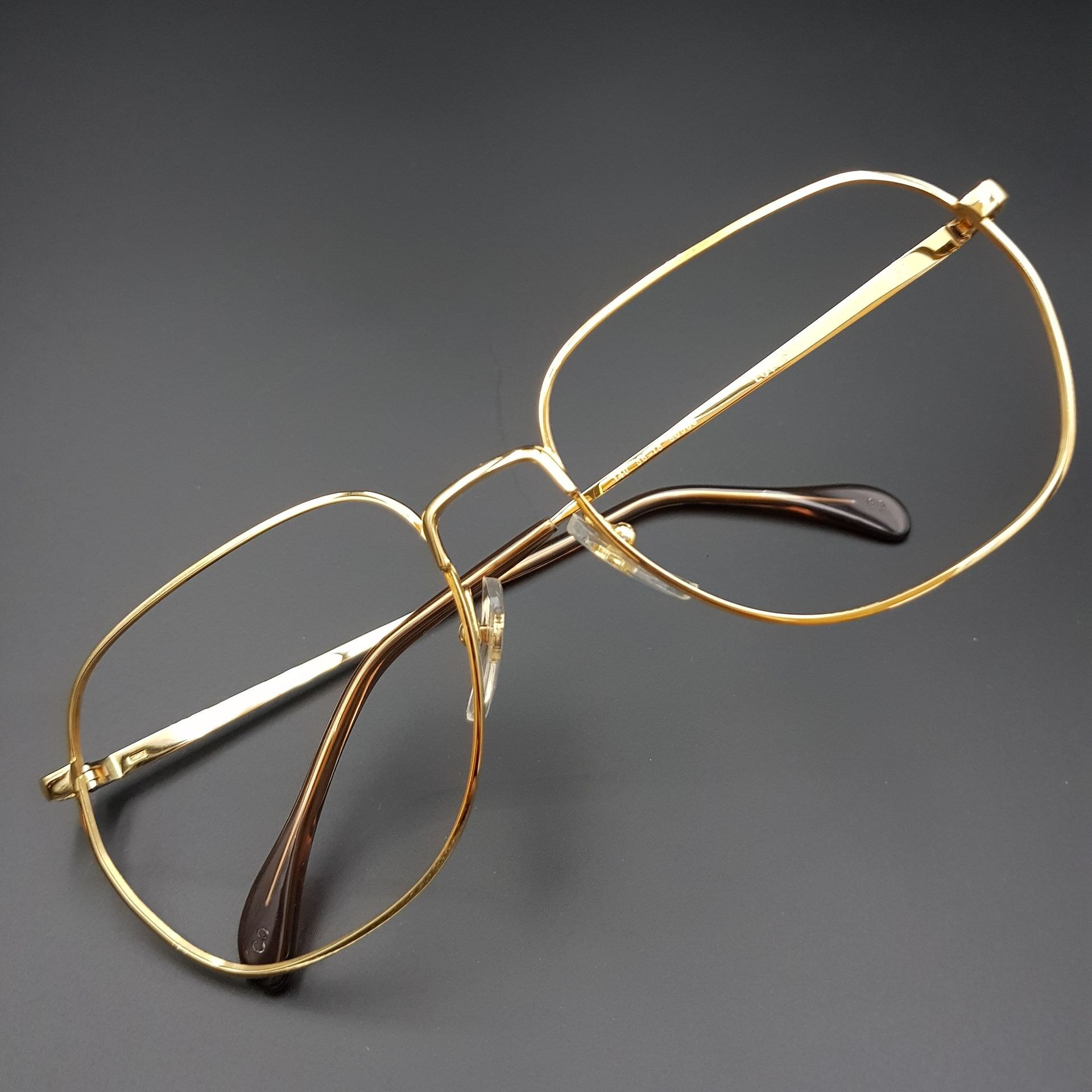 LOTOS Goldbrille 750er Echtgold 