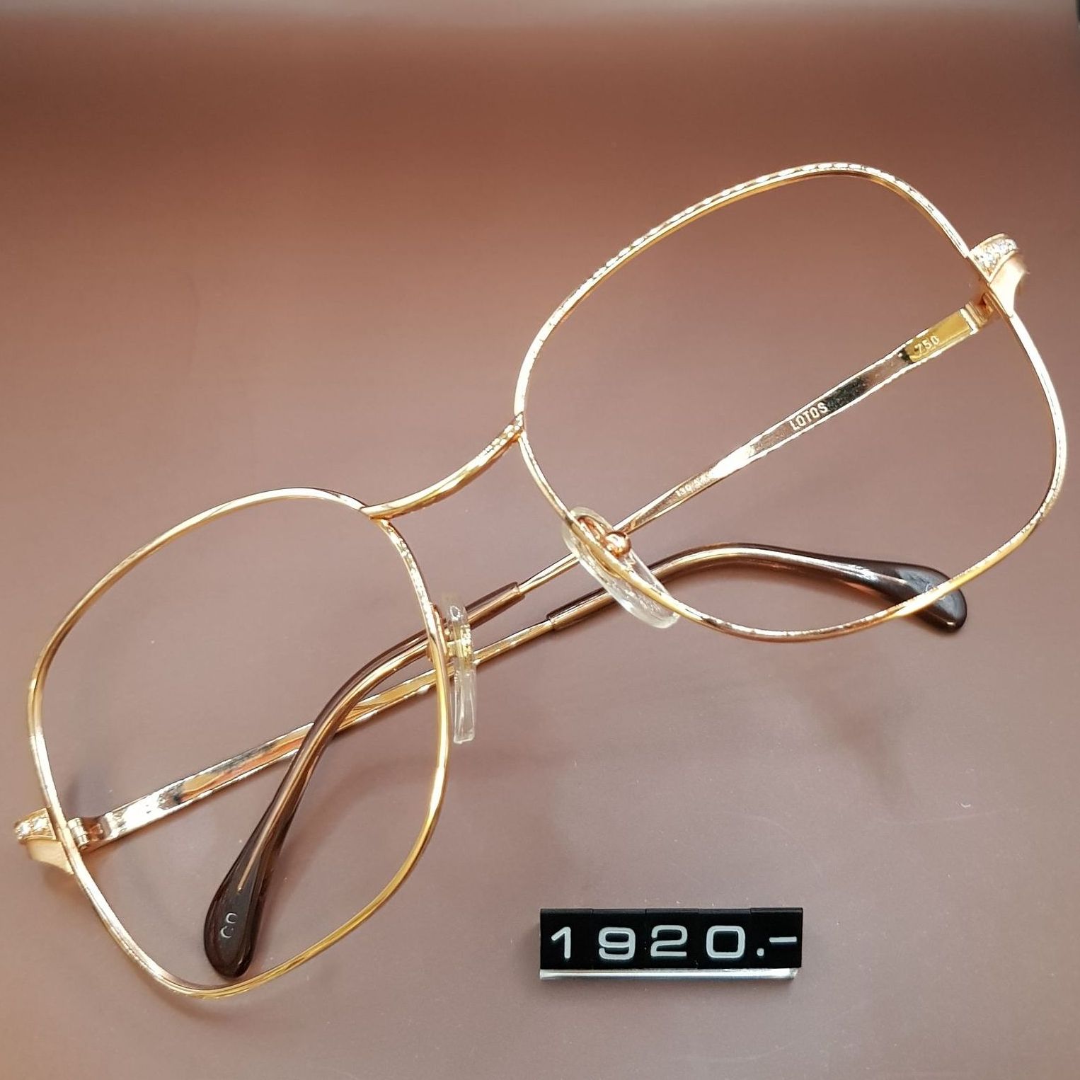 Lotos Goldbrille 80 200 frame real gold 750