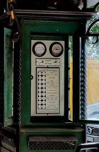 Restauration Thermoskop / Holosterik Barometer vorher - Martinaglia Optik AG