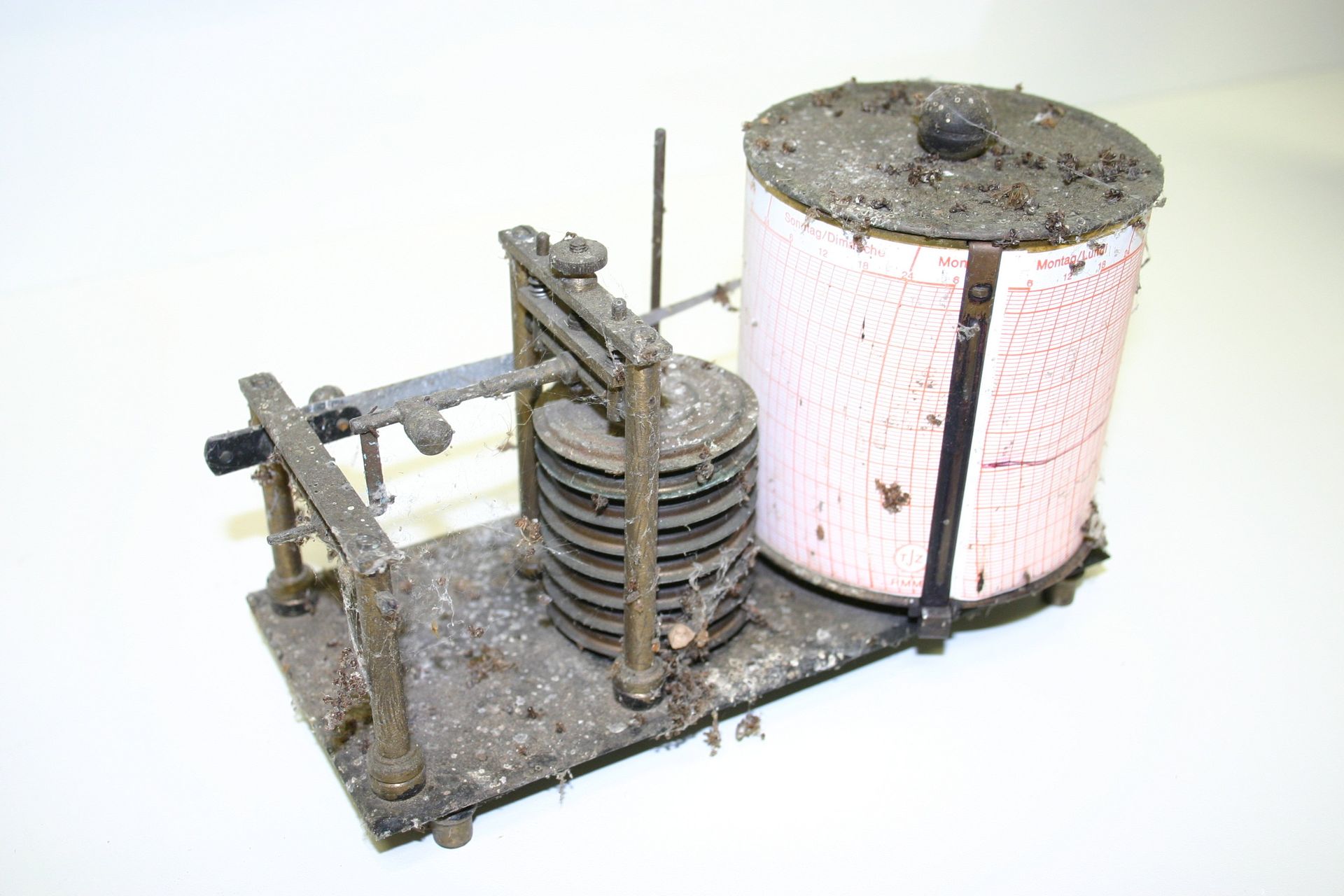 Restauration Barograph vorher - Martinaglia Optik AG
