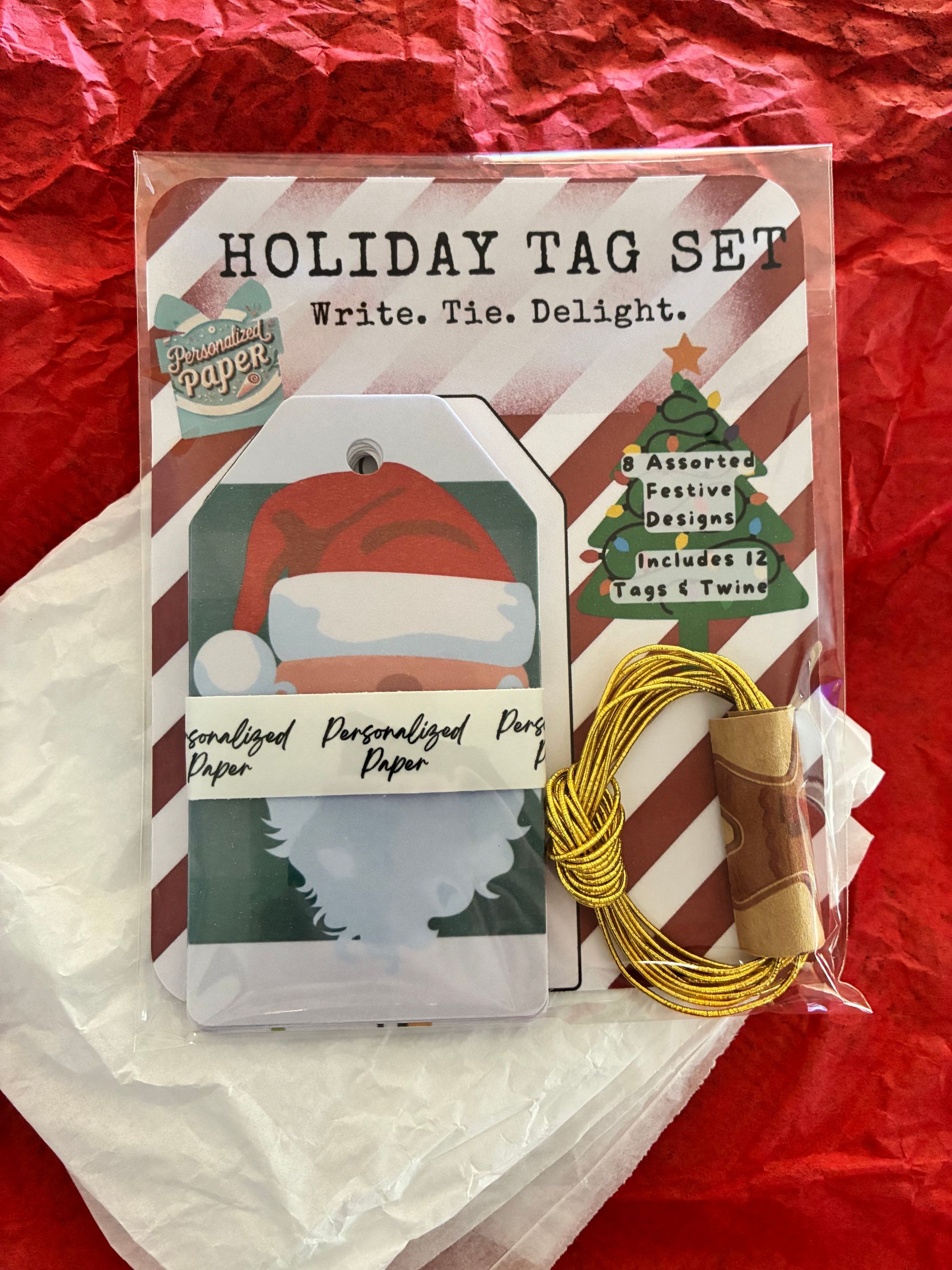 Holiday Gift Tag Set- 12