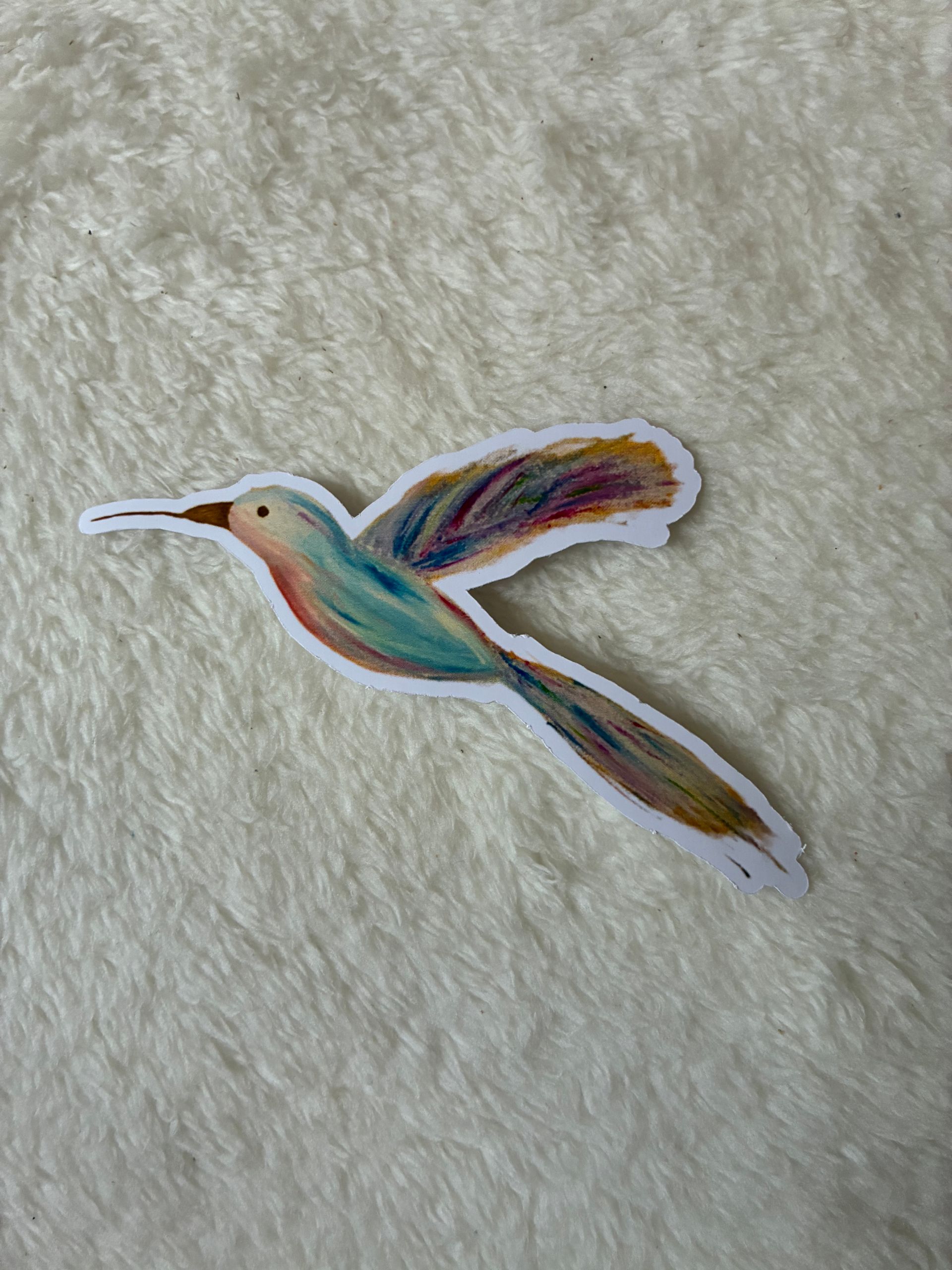 Hummingbird Vinyl Sticker