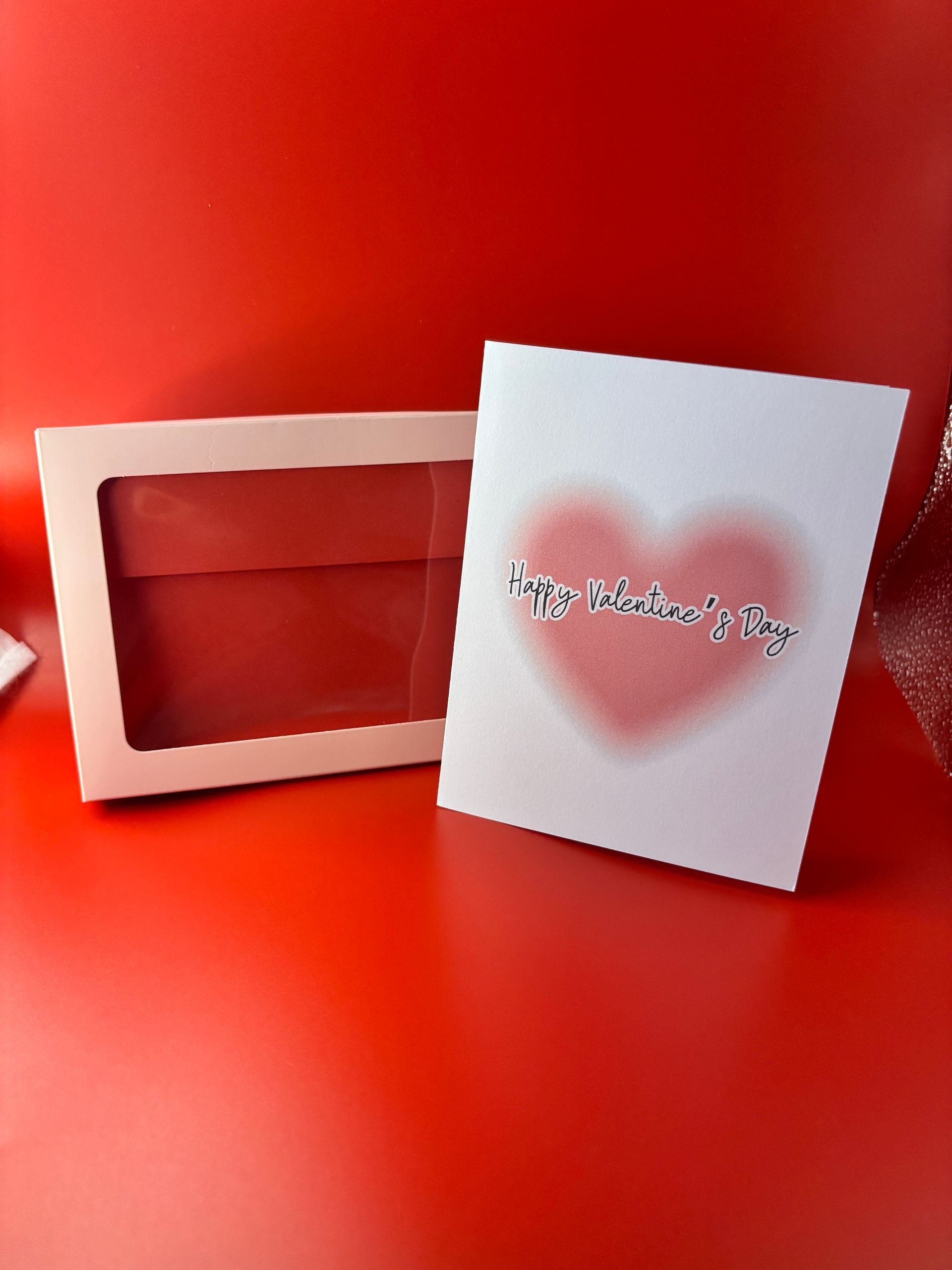 Soft Heart Valentine’s Day Card Set