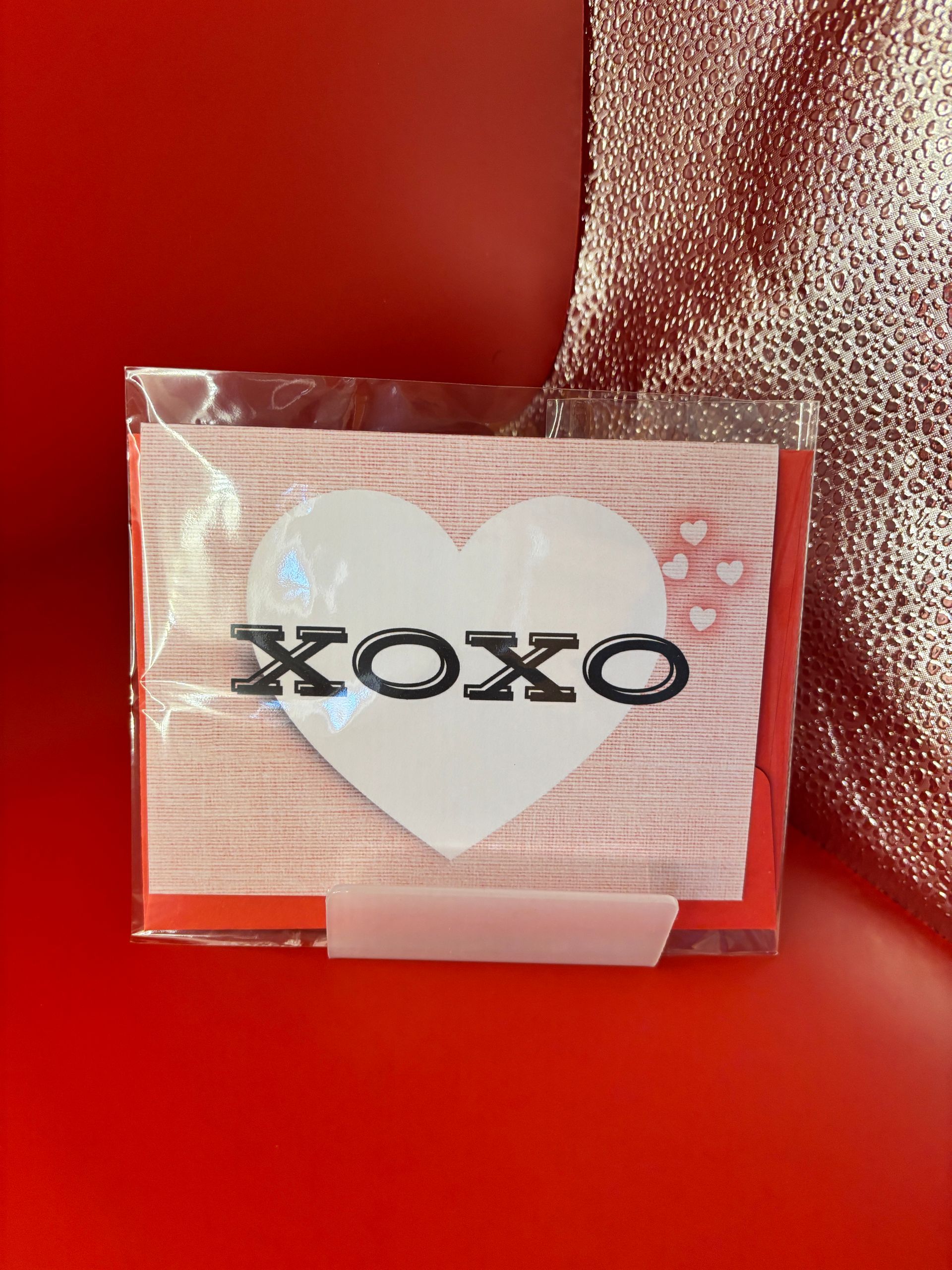 XOXO Valentine’s Day Heart Card