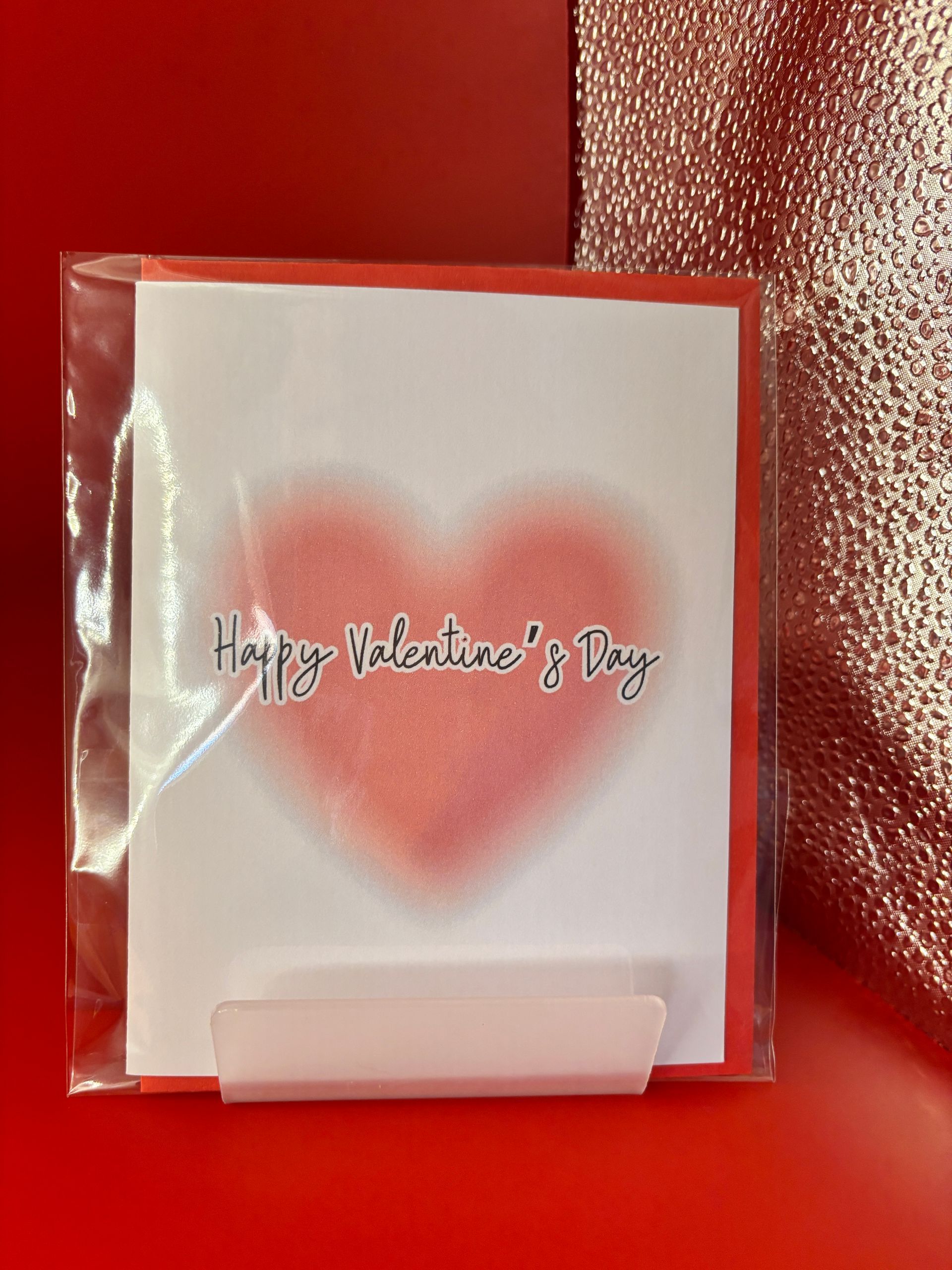 Soft Heart Valentine’s Day Card