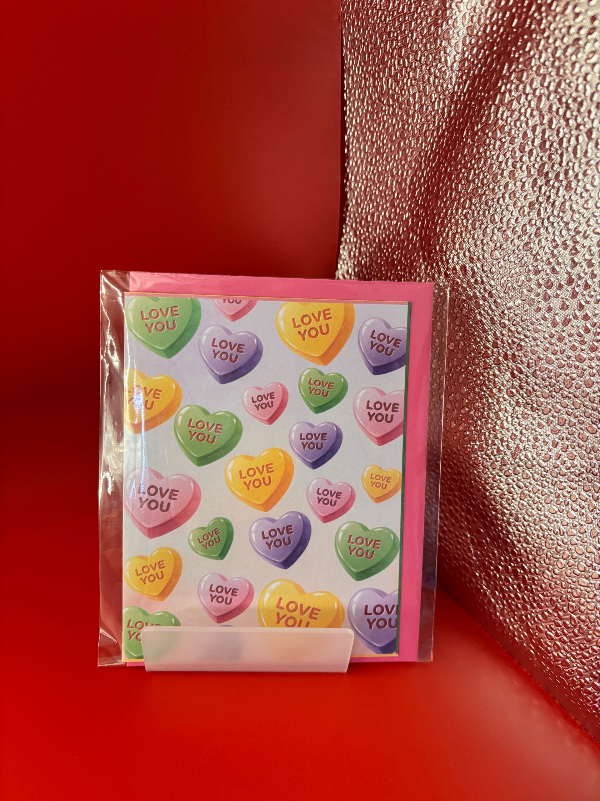 Candy Hearts Valentine’s Card