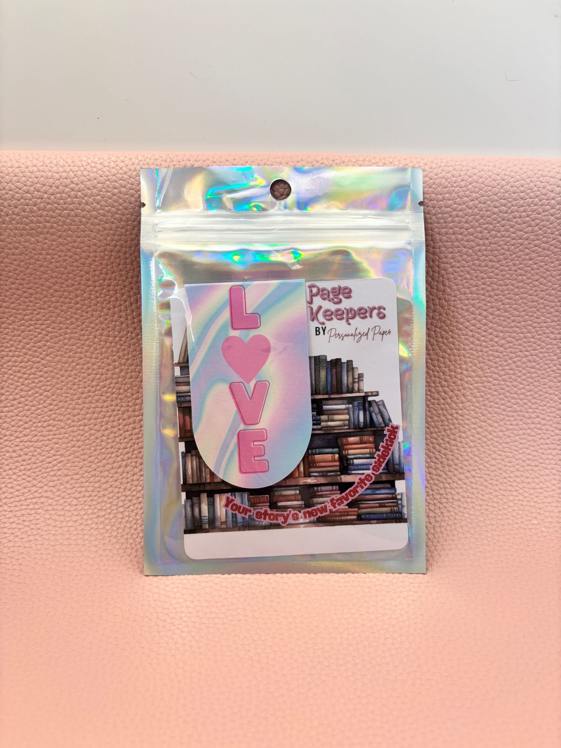 Magnetic Bookmark | Valentine Page Keeper (Holo Love)