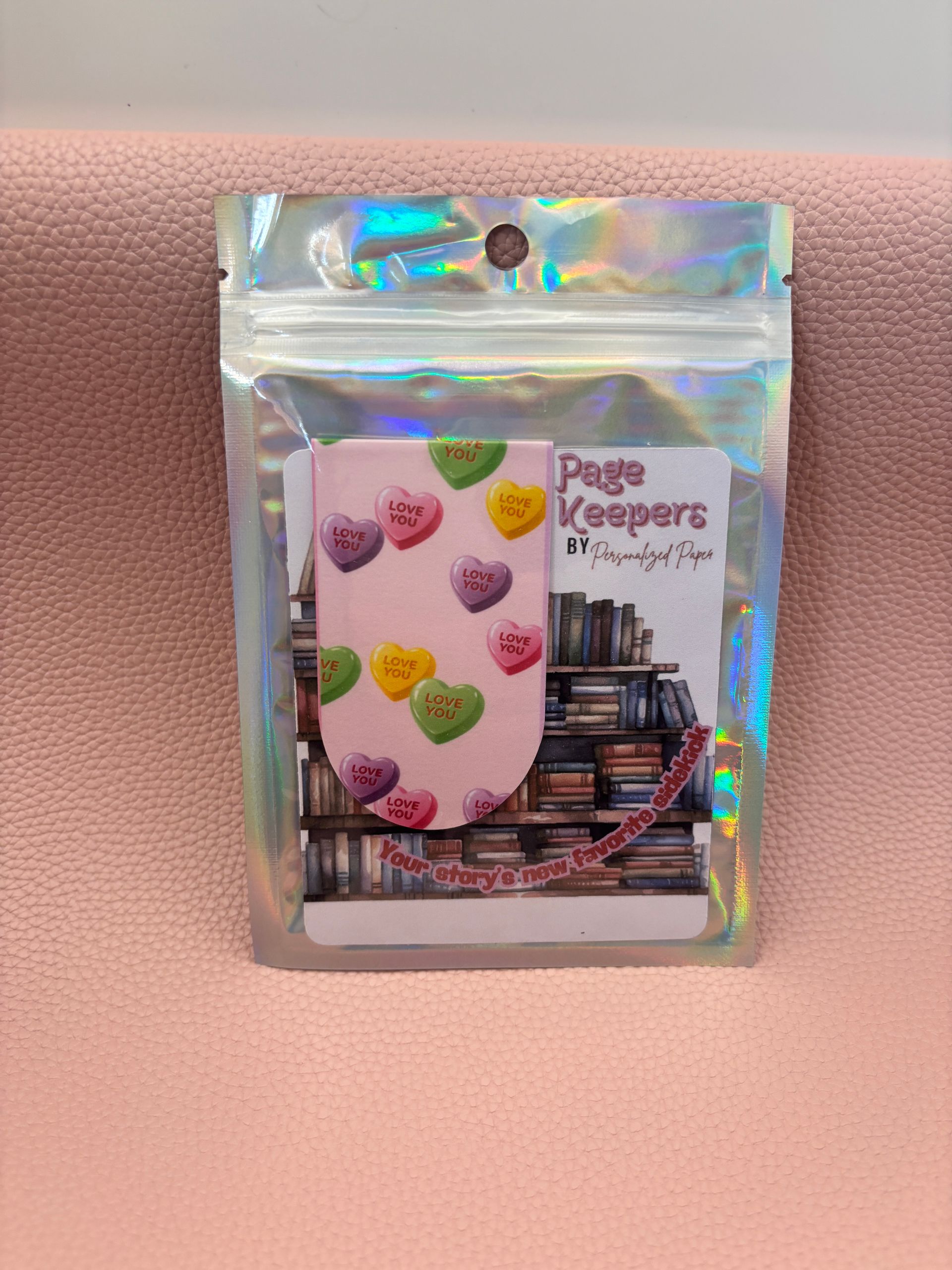 Magnetic Bookmark | Valentine Page Keeper (Candy)