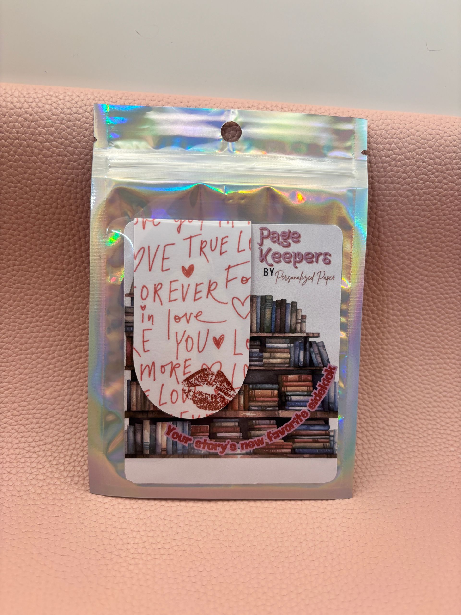 Magnetic Bookmark | Valentine Page Keeper (Lips)