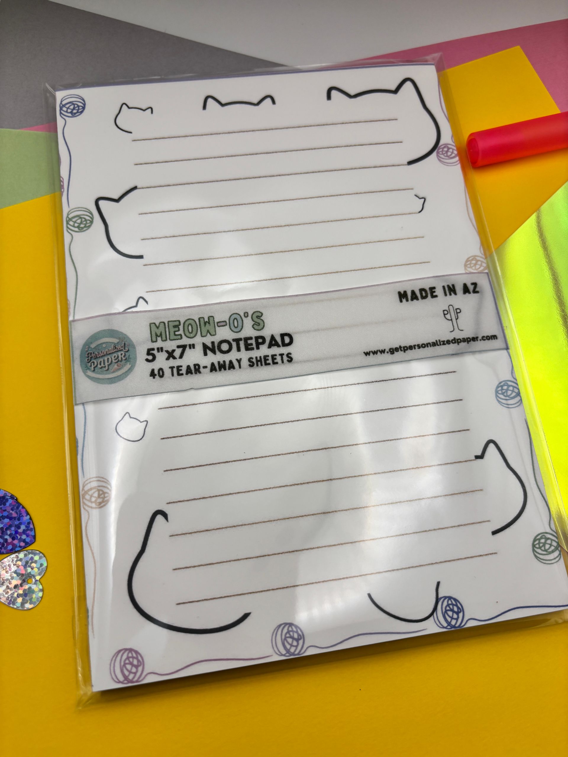 Meow-o’s Starter Desk Set – 3 Piece Bundle