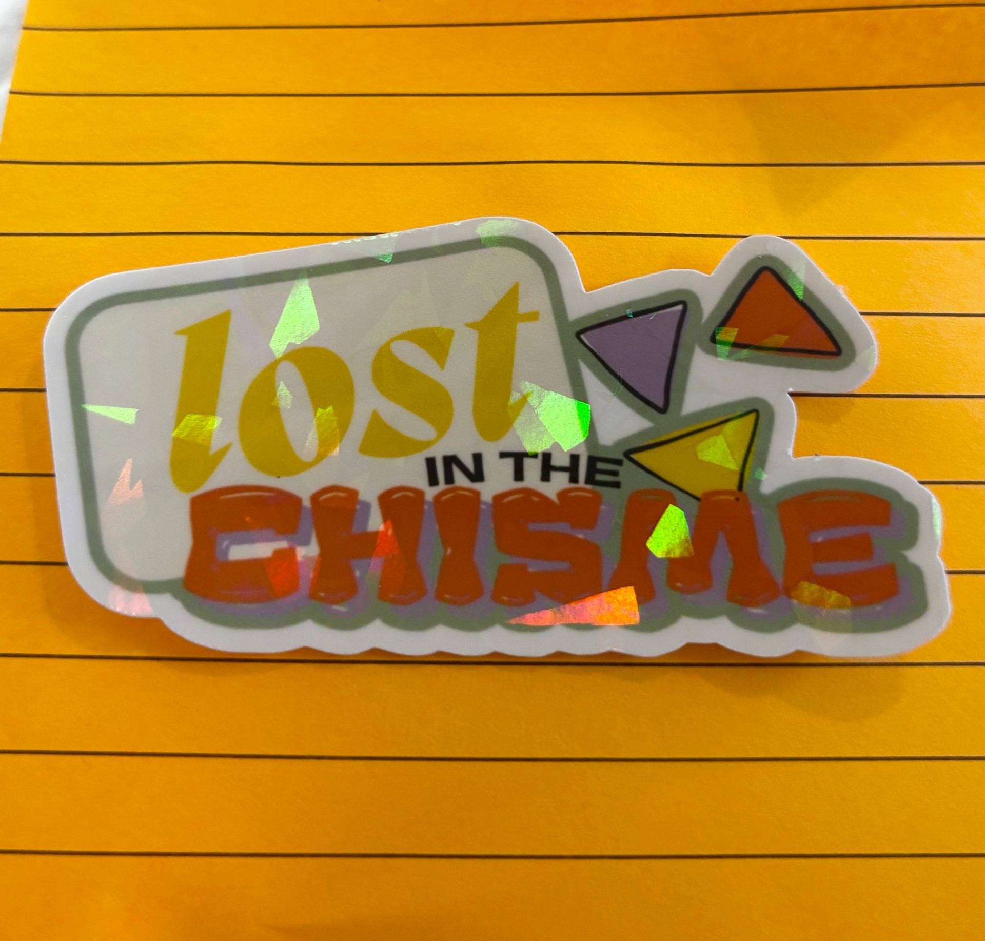 Lost in the Chisme™ Die-Cut Sticker