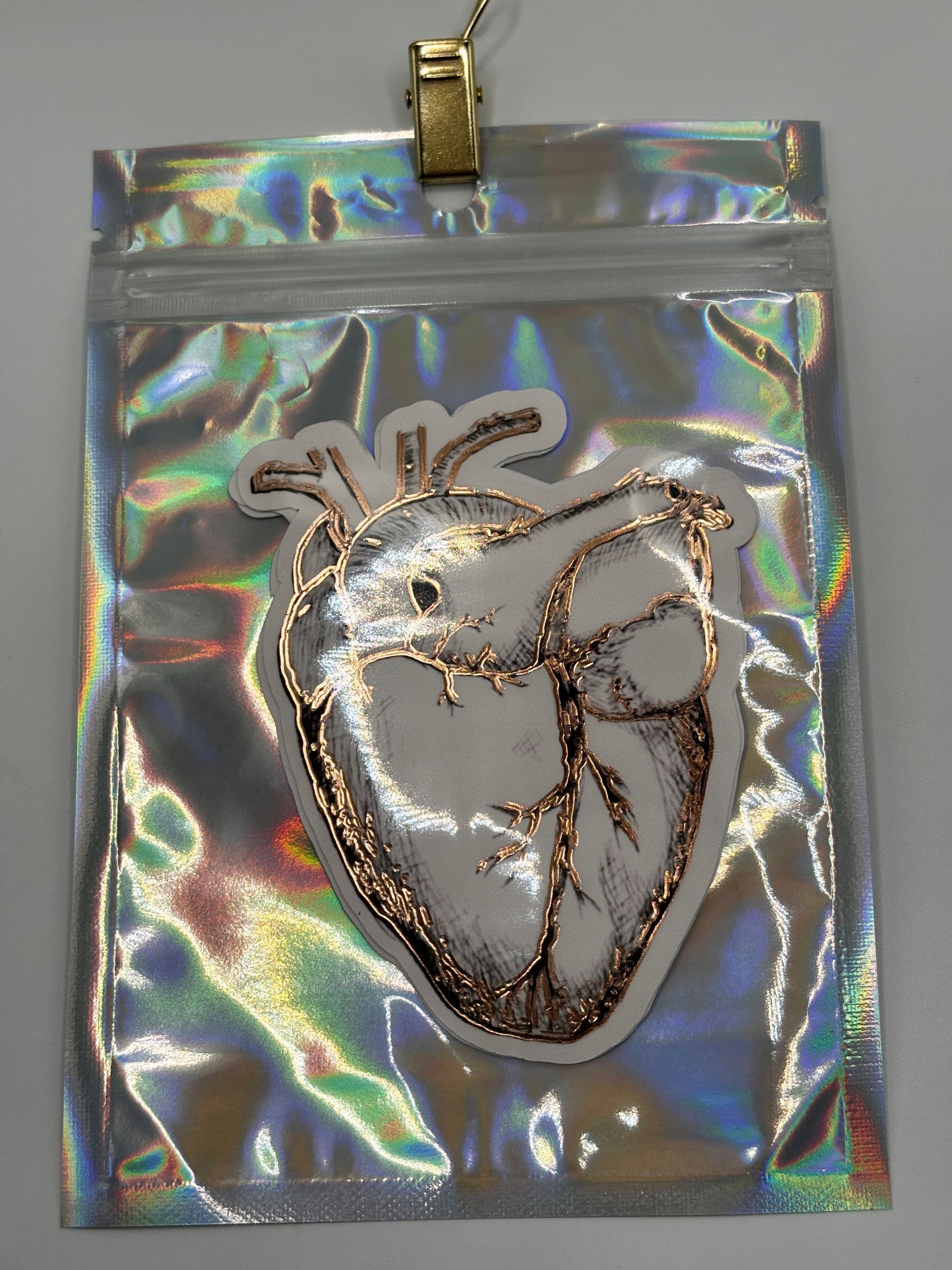 Anatomical Heart Foil Sticker