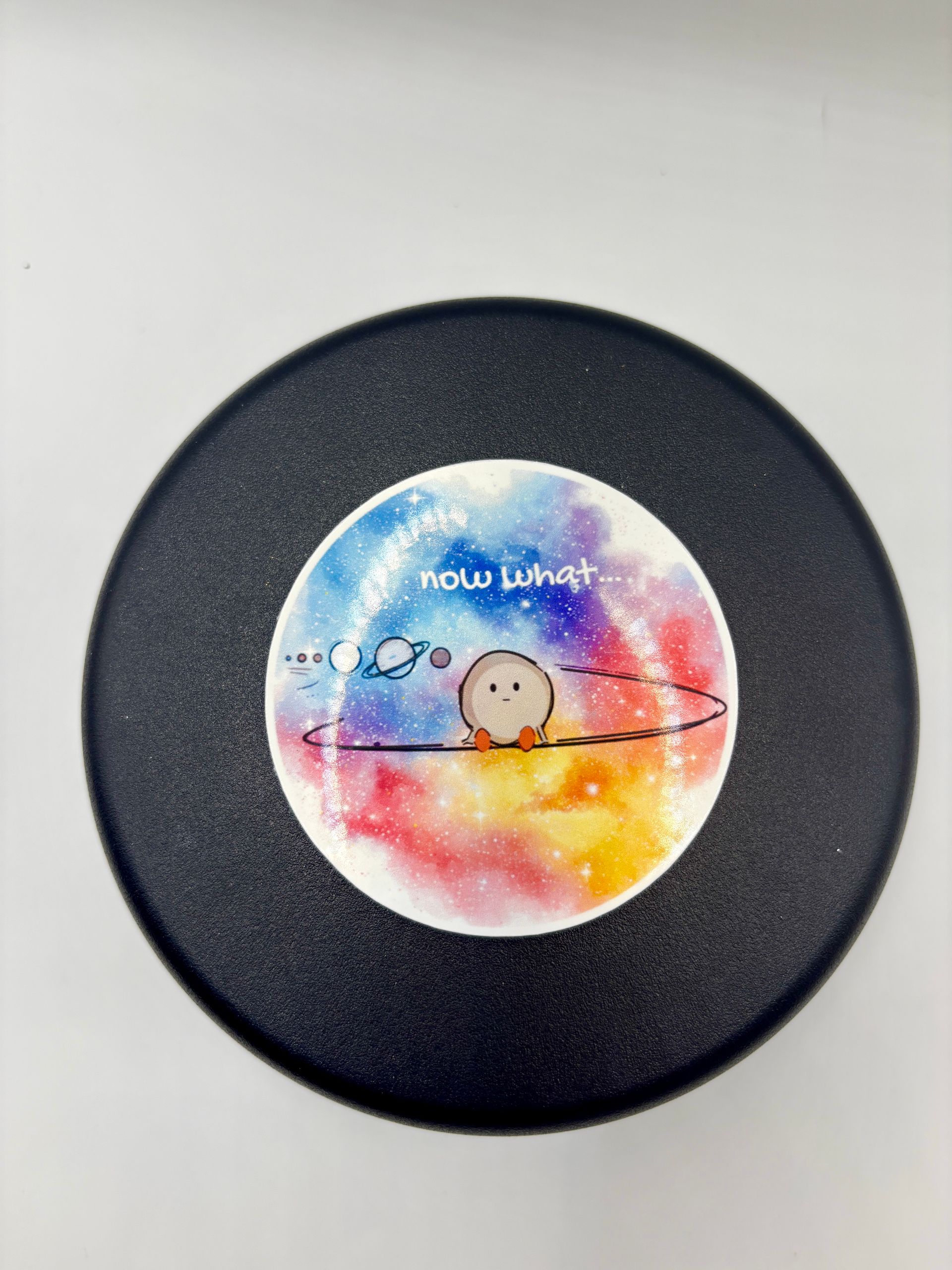 Pluto, Now What.. Vinyl Sticker