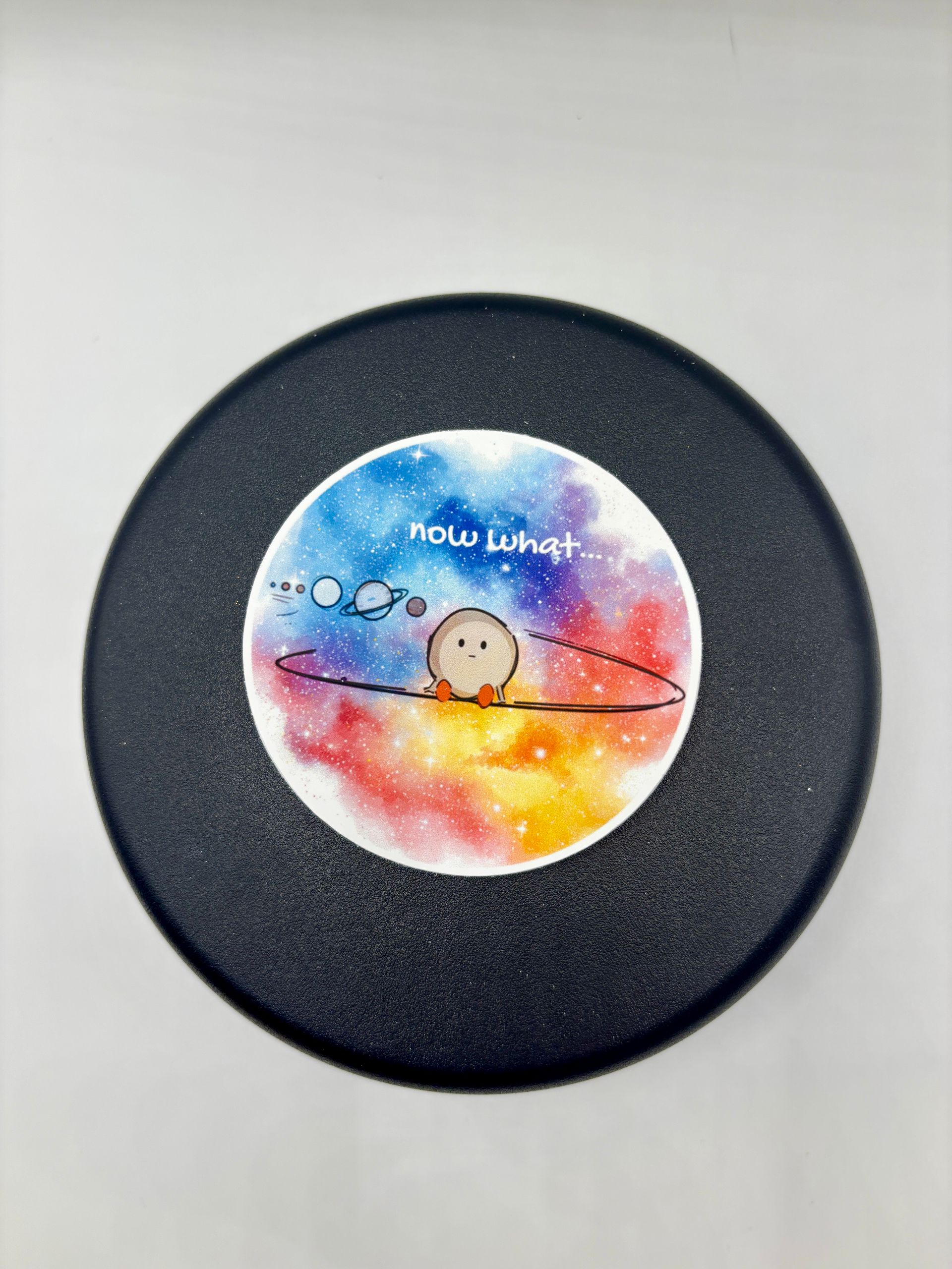 Pluto, Now What.. Vinyl Sticker
