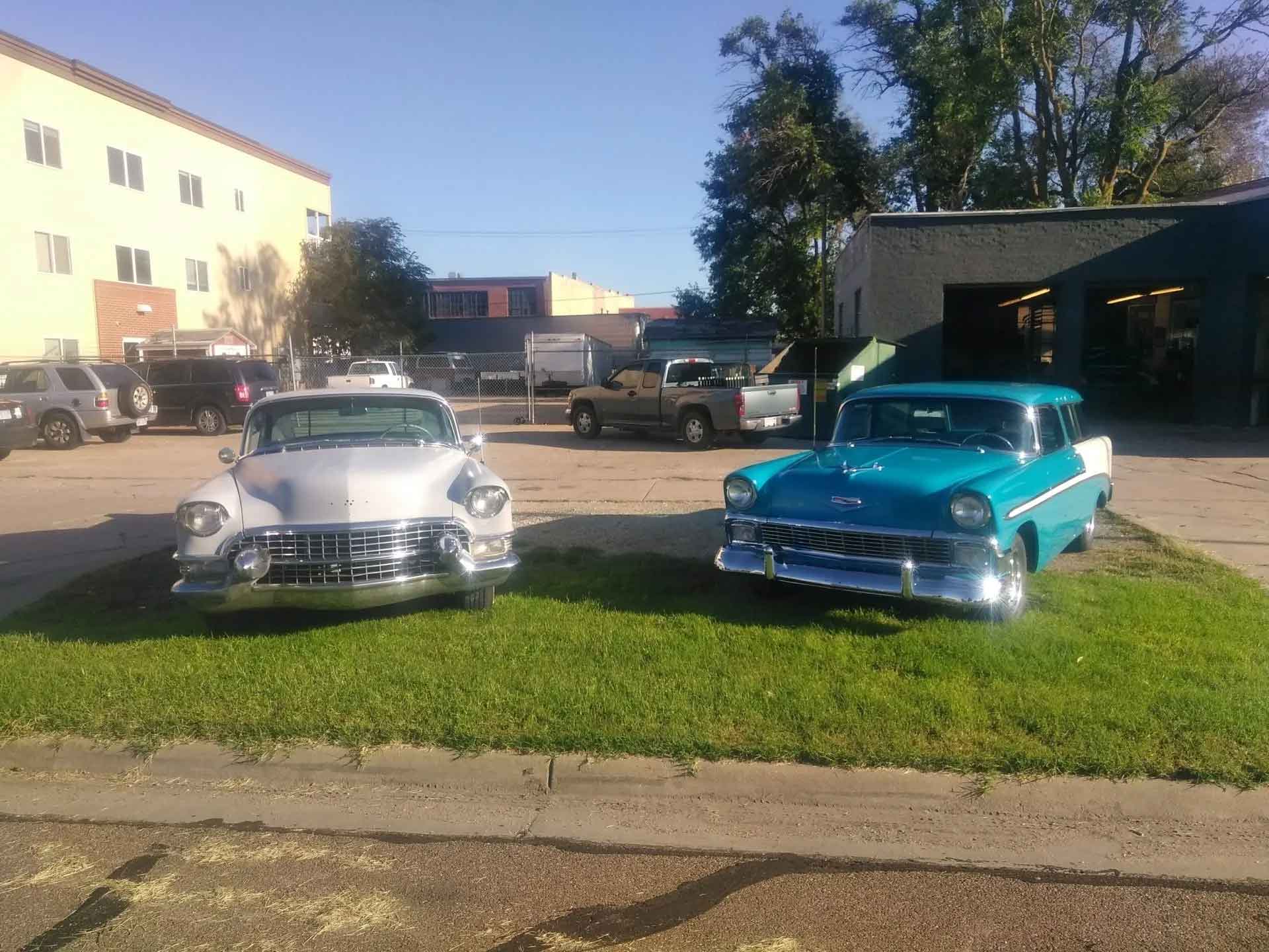 Two Antique Cars on the Shop — Hutchinson, KS — Mobile Service Auto Glass