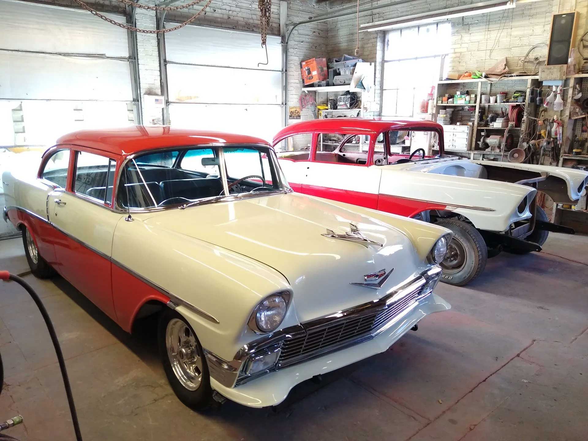 Two Antique Cars — Hutchinson, KS — Mobile Service Auto Glass