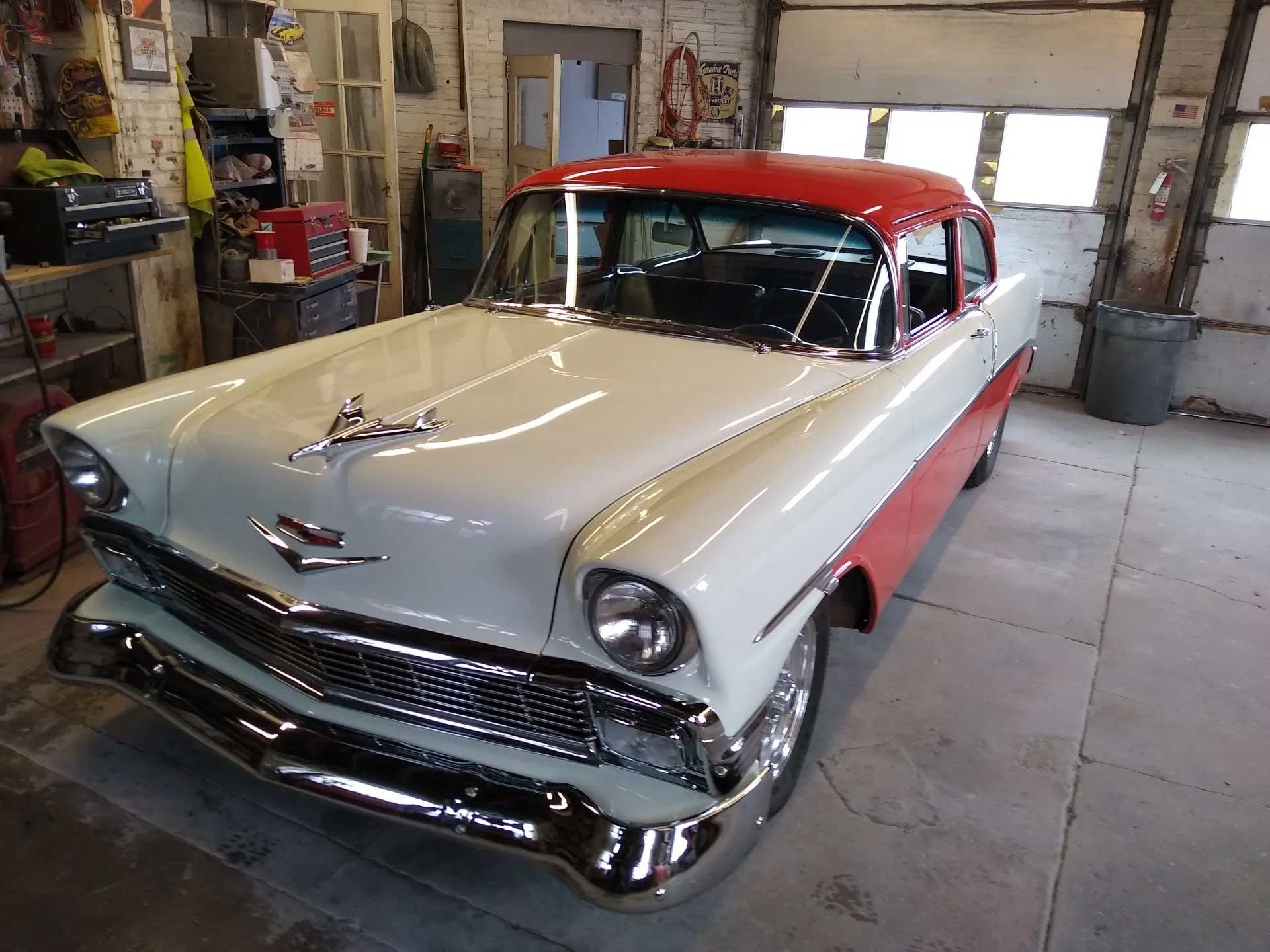 White Antique Car — Hutchinson, KS — Mobile Service Auto Glass