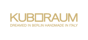 Kuboraum logo in gold