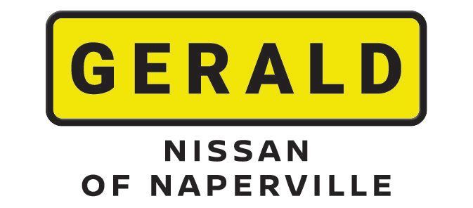 Logo for Gerald Nissan of Naperville, featuring the word 